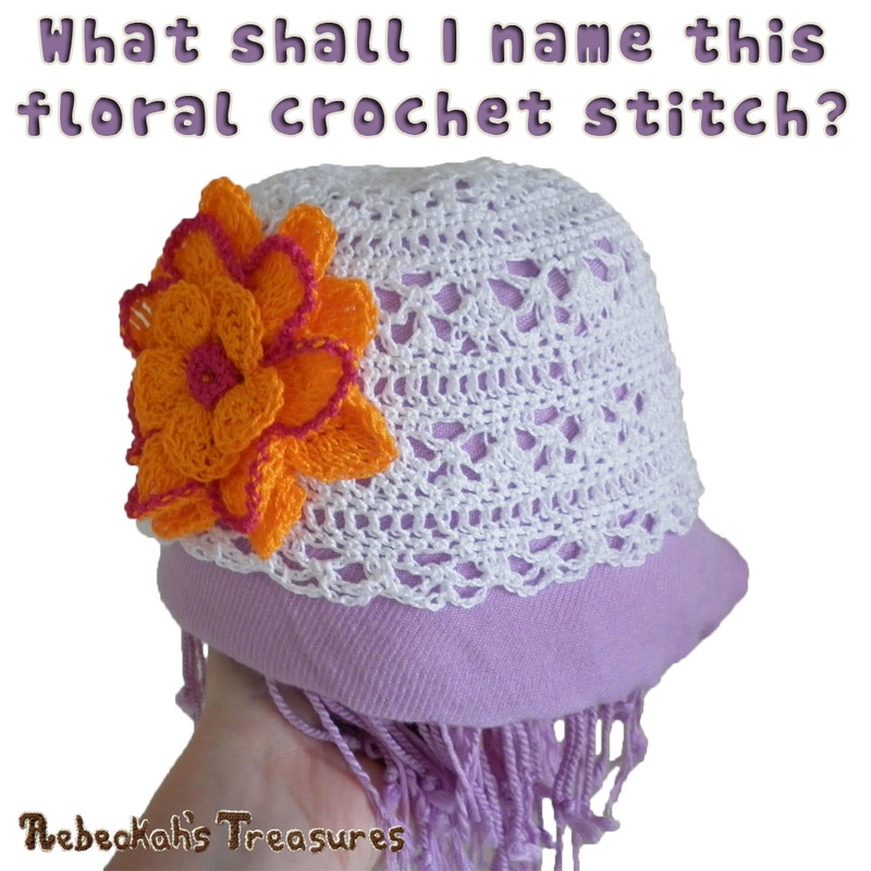 What shall I name this floral crochet stitch? via @beckastreasures