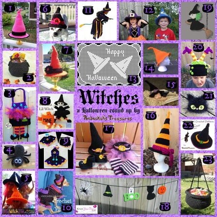 Witches Crochet Round Up