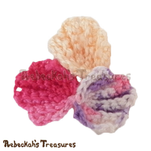Free Half Pearl Shell Crochet Pattern by Rebeckah’s Treasures! See it here: http://goo.gl/YvvmDZ #crochet #pearlshell #shell