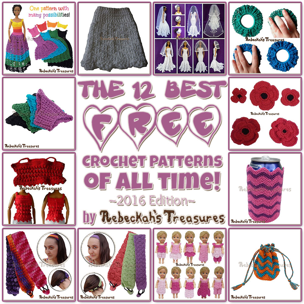 12 Best Free Crochet Patterns Of All Time 2016 Rebeckah S Treasures