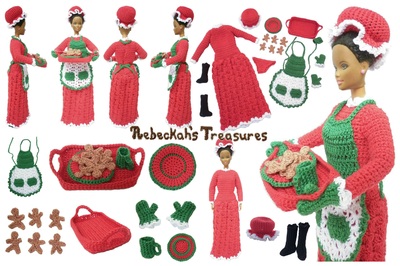 Rebeckah's Free Child Fashion Doll Crochet Patterns - Rebeckah's Treasures